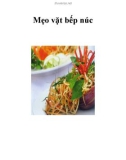 Mẹo vặt bếp núc