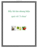 Đẩy lùi tàn nhang hiệu quả với '3 chua'