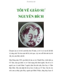 TÔI VẼ GIÁO SƯ NGUYỄN BÍCH