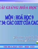 Bài giảng Hóa học 9 bài 28: Các oxit của cacbon