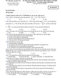 Đề thi tốt nghiệp trung học phổ thông năm 2009 môn: Vật lí - Mã đề thi 819