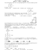 Bài tập trắc nghiệm cơ học vật rắn tĩnh học