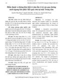 Phẫu thuật vá thông liên thất ít xâm lấn ở trẻ em qua đường nách ngang bên phải: Kết quả sớm tại một Trung tâm