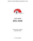 Giáo trình Hóa sinh (Ngành: Điều dưỡng - Trình độ: Cao đẳng) - CĐ Phạm Ngọc Thạnh Cần Thơ