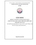 Giáo trình Ứng dụng AutoCAD vẽ kỹ thuật (Nghề: Kỹ thuật máy lạnh và điều hòa không khí - Trung cấp) - Trường Trung cấp Tháp Mười