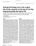 Đánh giá ảnh hưởng của tro trấu và gạch đất sét đến cường độ của bê tông cốt sợi thép bằng phương pháp đáp ứng bề mặt