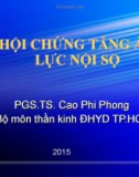 Bài giảng Hội chứng tăng áp lực nội sọ