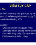 Viêm tụy cấp (Phần 2)