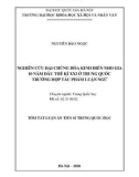 Tóm tắt luận án Tiến sĩ Trung Quốc học: Nghiên cứu đại chúng hóa kinh điển Nho gia 10 năm đầu thế kỉ XXI ở Trung Quốc trường hợp tác phẩm luận ngữ