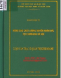 Luận văn Thạc sĩ Quản trị kinh doanh: Nâng cao chất lượng nguồn nhân lực tại Eximbank Hà Nội