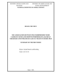 Summary of the PhD thesis Animal genetics and preeding: The association between polymorphismsof some cadidate genes and growth performance, backfat thickness and intramuscular fat traits in duroc pigs