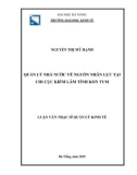 Luận văn Thạc sĩ Quản trị kinh doanh: Nghiên cứu sự ảnh hưởng của logistics đến hiệu quả hoạt động kinh doanh của các doanh nghiệp may mặc trên địa bàn thành phố Đà Nẵng