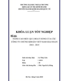 Khóa luận tốt nghiệp: Nâng cao hiệu quả hoạt động của các công ty chứng khoán Việt Nam giai đoạn 2010 - 2015