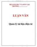 LUẬN VĂN: Quản lý tài liệu điện tử