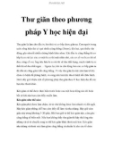 Thư giãn theo phương pháp Y học hiện đại