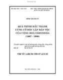 Tóm tắt luận án Tiến sĩ Lịch sử: Quá trình đấu tranh củng cố độc lập dân tộc của Cộng hòa Indonesia (1967-1998)