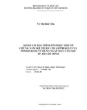 Luận văn Thạc sĩ sinh học: Khảo sát đặc điểm sinh học một số chủng nấm sợi thuộc chi Aspergillus và Penicillium từ rừng ngập mặn Cần Giờ TP. Hồ Chí Minh