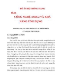 CÔNG NGHỆ ASDL2 VÀ KHẢ NĂNG ỨNG DỤNG CHƯƠNG 1