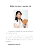 Không còn stress trong năm mới