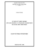 Luận văn Thạc sĩ Toán học: Về toán tử chiếu metric lên tập lồi đóng và ứng dụng vào bài toán bất đẳng thức biến phân