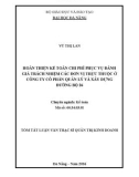 Tóm tắt luận văn Thạc sĩ Quản trị kinh doanh: Hoàn thiện kế toán chi phí phục vụ đánh giá trách nhiệm các đơn vị trực thuộc ở Công ty Cổ phần quản lý và xây dựng đường bộ 26