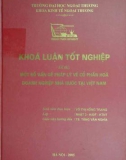 Khóa luận tốt nghiệp: Một số vấn đề pháp lý về cổ phần hoá doanh nghiệp nhà nước tại Việt Nam