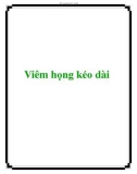 Viêm họng kéo dài