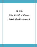 Đồ án tốt nghiệp - Phân tích thiết kế hệ thống - Quản lý tiền điện của một xã