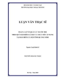 Luận văn Thạc sĩ Luật kinh tế: Pháp luật về Quản lý nguồn thu theo Quỹ Bảo hiểm xã hội và thực tiễn áp dụng tại Bảo hiểm xã hội tỉnh Quảng Ninh