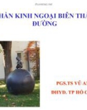 THẦN KINH NGOẠI BIÊN THÁO ĐƯỜNG