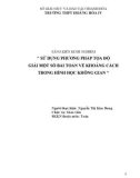 SKKN: Sử dụng phương pháp tọa độ giải một số bài toán về khoảng cách trong hình học không gian