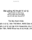 Bài giảng Kỹ thuật Vi xử lý _Chương 6