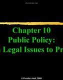 Chapter 10: Public Policy: From Legal Issues to Privacy