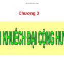 MẠCH ĐIỆN TỬ 2 - CHƯƠNG 3