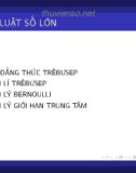 Bài giảng Lý thuyết xác suất và thống kê toán: Chương 5 - Phạm Thị Hồng Thắm