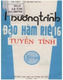 Toán học - Phương trình đạo hàm riêng tuyến tính: Phần 1