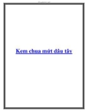 Kem chua mứt dâu tây