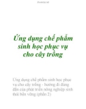 Tài liệu: Ứng dụng chế phẩm sinh học phục vụ cho cây trồng