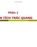 PHÂN TÍCH TRẮC QUANG