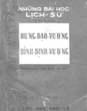 những bài học lịch sử: hưng Đạo vương, bình Định vương