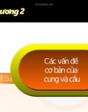 Các vấn đề cơ bản của cung và cầu