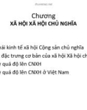 CHƯƠNG 6: XÃ HỘI XÃ HỘI CHỦ NGHĨA