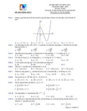 Đề thi thử tốt nghiệp THPT năm 2021 môn Toán có đáp án - Trường THPT chuyên Hạ Long (Lần 1)