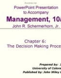 Management - Chapter 6: The Decision Making Process