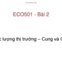 Lực lượng thị trường – Cung và Cầu