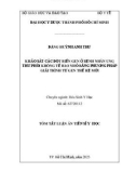 Tóm tắt Luận án Tiến sĩ Y học: Khảo sát các đột biến gen ở bệnh nhân ung thư phổi không tế bào nhỏ bằng phương pháp giải trình tự gen thế hệ mới