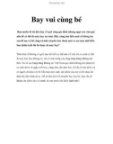 Bay vui cùng bé