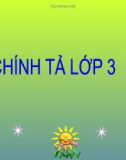 Giáo án điện tử môn Tiếng Việt lớp 3 - Tuần 12: Chính tả Cảnh đẹp non sông