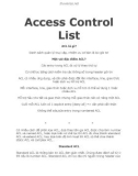 Access Control List