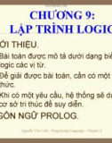 CHƯƠNG 9: LẬP TRÌNH LOGIC